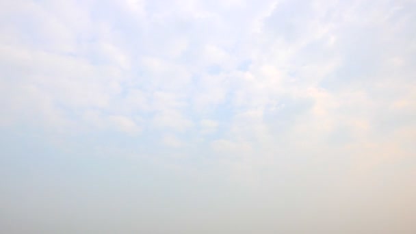 Imágenes Del Hermoso Cielo Con Nubes Movimiento Lapso Tiempo — Vídeos de Stock