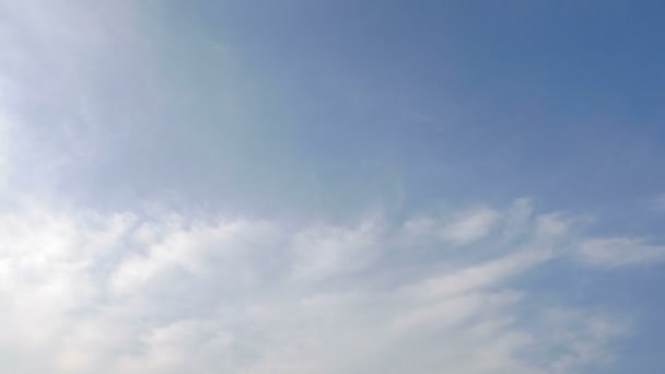 Imágenes Del Hermoso Cielo Con Nubes Movimiento Lapso Tiempo — Vídeos de Stock