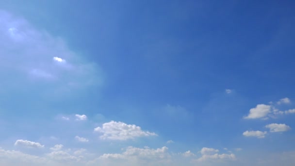 Imágenes Del Hermoso Cielo Con Nubes Movimiento Lapso Tiempo — Vídeos de Stock