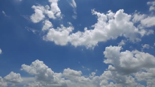 Imágenes Del Hermoso Cielo Con Nubes Movimiento Lapso Tiempo — Vídeos de Stock