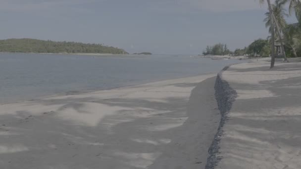 Imágenes Tranquilas Hermoso Mar Ondulado — Vídeo de stock