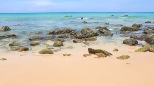 Imágenes Tranquilas Hermoso Mar Ondulado — Vídeos de Stock