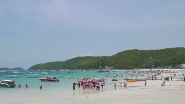 Imágenes Tranquilas Hermoso Mar Ondulado — Vídeo de stock