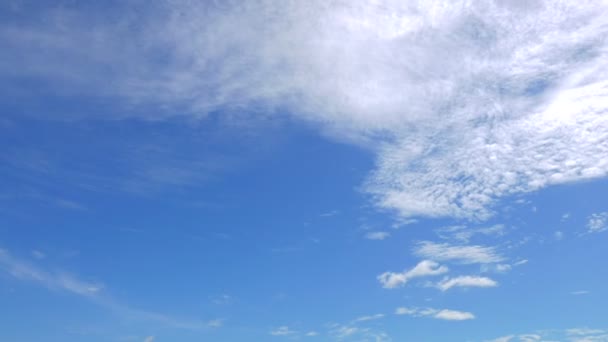 Imágenes Del Hermoso Cielo Con Nubes Movimiento Lapso Tiempo — Vídeo de stock