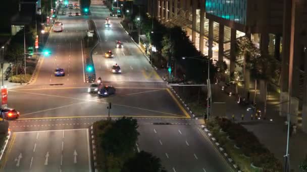 Scenic Time Lapse Footage Road Traffic Asian City — Stock Video