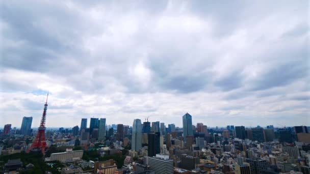 Riprese Panoramiche Edifici Moderni Nella Città Asiatica — Video Stock