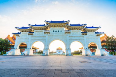 Güzel mimari yapı ve Simgesel Yapı chiang kai-shek memorial hall taipei City Tayvan