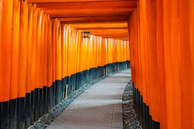 Güzel fushimi Inari tapınak tapınak Kyoto Japonya'da