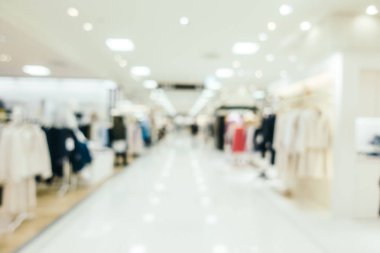 Soyut bulanıklık ve ufuk lüks alışveriş merkezi mağazası iç arka planı için