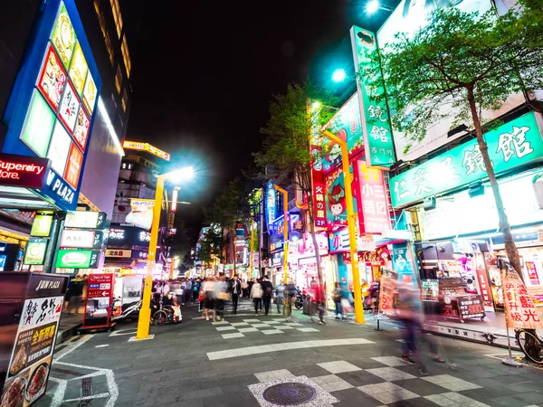 Taipei Taiwán Noviembre 2018 Ximending Street Market Popular Distrito Taiwan — Foto de Stock