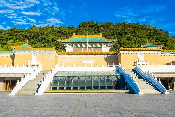 Prachtige Architectuur Bouwen Buitenkant Van Landmark Van Taipei National Palace — Stockfoto