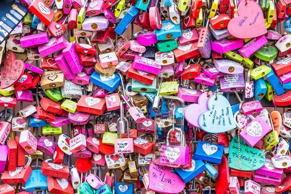 Soul Jižní Korea Prosince 2018 Láska Klíč Hoře Namsan Soul — Stock fotografie