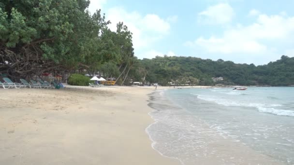 Lugna Bilder Vackra Vågiga Havet — Stockvideo