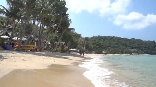 Lugna Bilder Vackra Vågiga Havet — Stockvideo