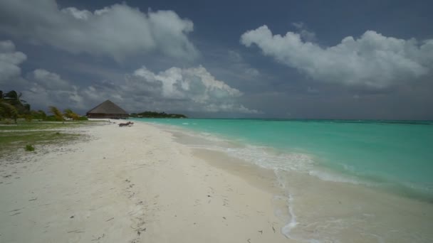 Lugna Bilder Vackra Vågiga Havet — Stockvideo