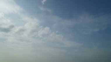 hareketli bulutlar ile güzel gökyüzü görüntüleri, zaman atlamalı