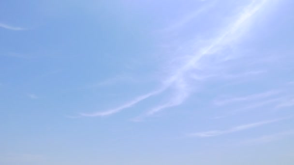 Felvételeket Gyönyörű Égbolt Mozgó Felhők Idő Megszűnik — Stock videók