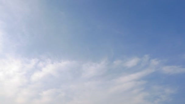 Aufnahmen Des Schönen Himmels Mit Bewegten Wolken Zeitraffer — Stockvideo
