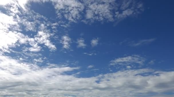 Imágenes Del Hermoso Cielo Con Nubes Movimiento Lapso Tiempo — Vídeos de Stock