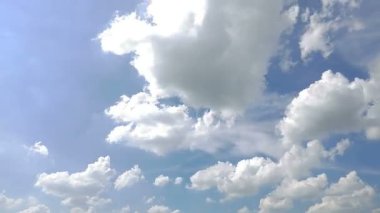 hareketli bulutlar ile güzel gökyüzü görüntüleri, zaman atlamalı