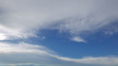 hareketli bulutlar ile güzel gökyüzü görüntüleri, zaman atlamalı