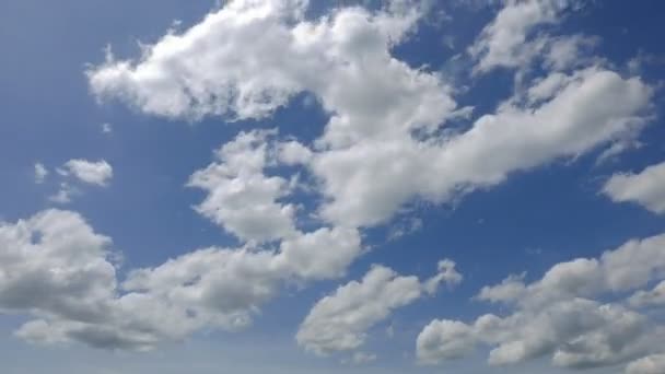 Imágenes Del Hermoso Cielo Con Nubes Movimiento Lapso Tiempo — Vídeos de Stock