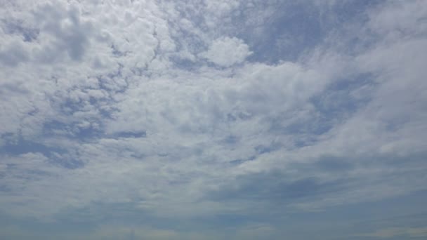 Imágenes Del Hermoso Cielo Con Nubes Movimiento Lapso Tiempo — Vídeos de Stock