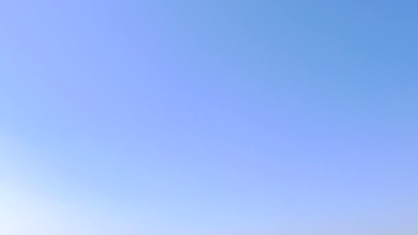 Кадры Красивого Голубого Неба Фоне — стоковое видео