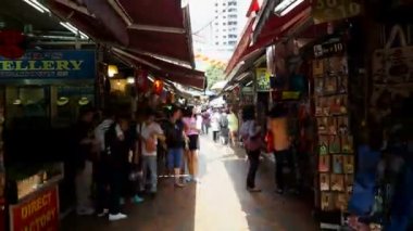 Modern megalopolis Asya şehrinin manzaralı görüntüleri