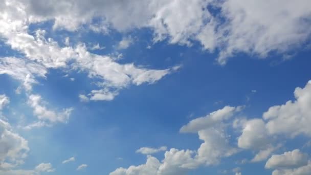 Imágenes Del Hermoso Cielo Con Nubes Movimiento Lapso Tiempo — Vídeos de Stock