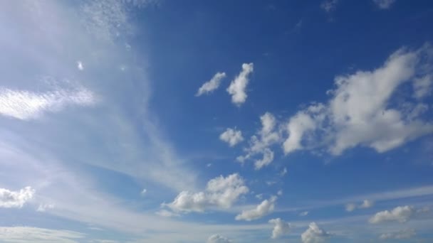 Footage Beautiful Sky Moving Clouds Time Lapse — Stock Video