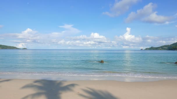 Imágenes Tranquilas Hermoso Mar Ondulado — Vídeos de Stock