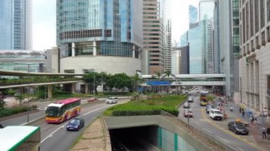 Asya şehrinde modern binaların doğal görüntüleri