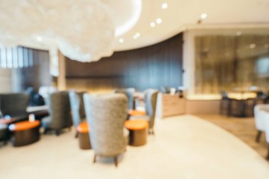 Soyut bulanıklık ve arka plan için otel lobisi.