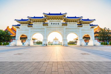 Güzel mimari yapı ve Simgesel Yapı chiang kai-shek memorial hall taipei City Tayvan