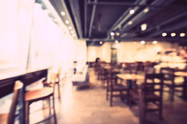 Soyut bulanıklık ve ufuk restoran ve kafe Cafe iç arka planı için