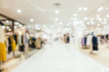 Arkaplan için mağaza içi soyut bulanıklık ve odaklanmış alışveriş merkezi