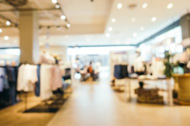 Bulanıklık bokeh ve ufuk alışveriş merkezi Mağazası iç arka planı için