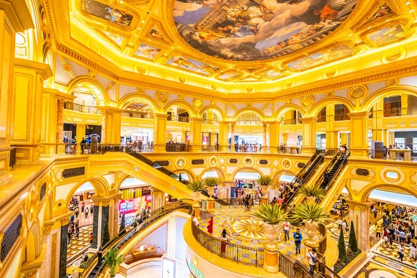 Kína Macau Szeptember 2018 Velencei Hotel Gyönyörű Luxus Üdülőhely Casio — Stock Fotó