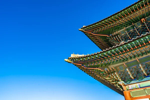 Prachtige Architectuur Bouwen Gyeongbokgung Paleis Seoul Zuid Korea — Stockfoto