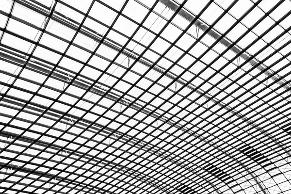 Αφηρημένη Γυάλινο Παράθυρο Οροφής Αρχιτεκτονική Εξωτερικό Για Φόντο Μαύρο Και — Φωτογραφία Αρχείου