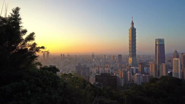 Imagens Cênicas Edifícios Modernos Cidade Asiática — Vídeo de Stock