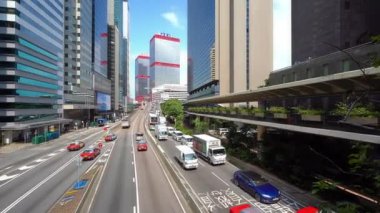 Asya şehrinde modern binaların doğal görüntüleri