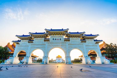 Güzel mimari yapı ve Simgesel Yapı chiang kai-shek memorial hall taipei City Tayvan