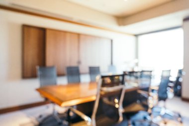 Soyut bulanıklık toplantı odası iç arka planı için