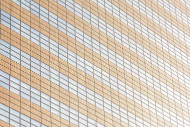 Güzel mimari ofis binası ile cam pencere dokular dış arka planı için