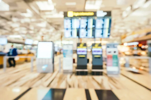 Absztrakt Blur Defocused Changi Repülőtér Terminál Belső Háttér — Stock Fotó