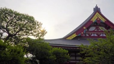 güzel Asya tapınağının manzara görüntüleri