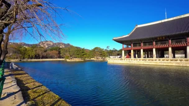 Scenic Footage Beautiful Asian Temple — Stock Video