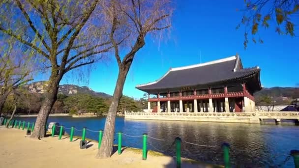 Scenic Footage Beautiful Asian Temple — Stock Video